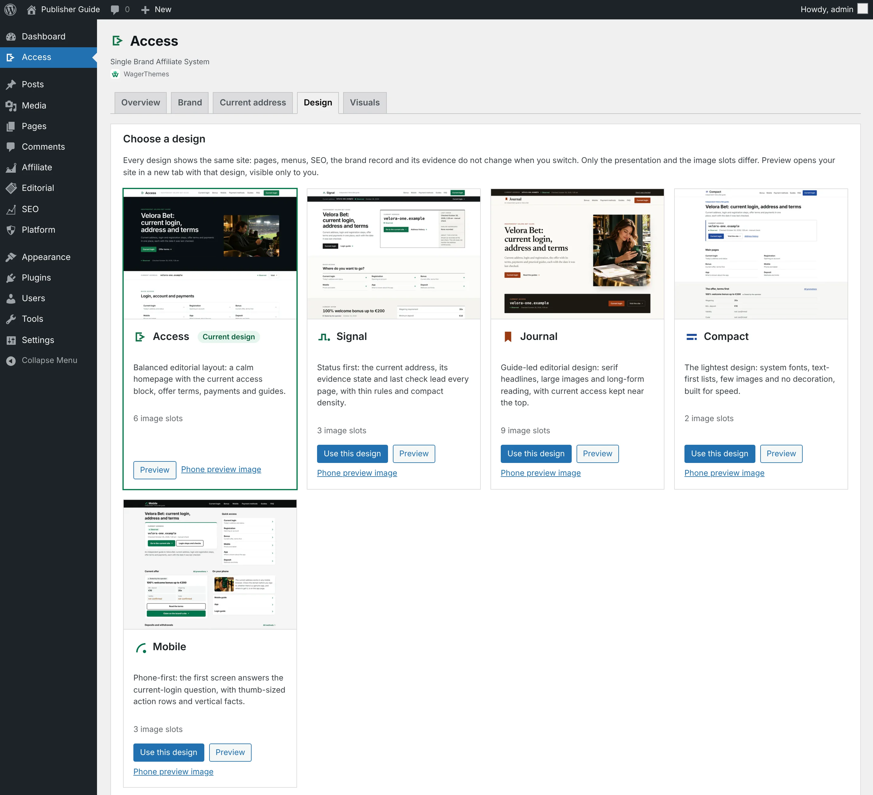 Access Studio screenshot